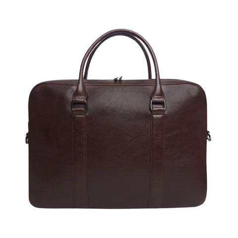 Chocolate Leather Laptop Bag