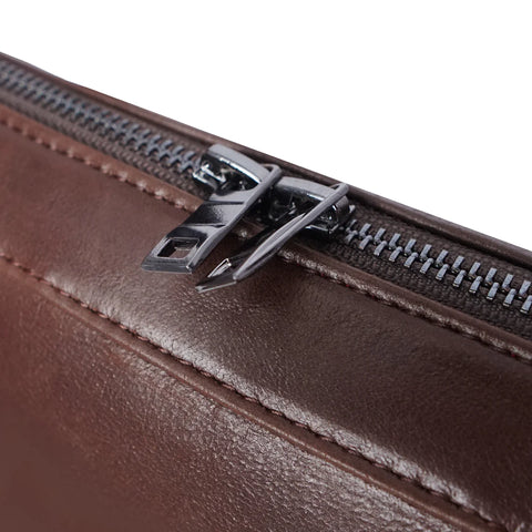 Chocolate Leather Laptop Bag